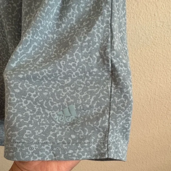 Adidas T-Shirt Short Sleeve V-Neck Blue M - Picture 5 of 9